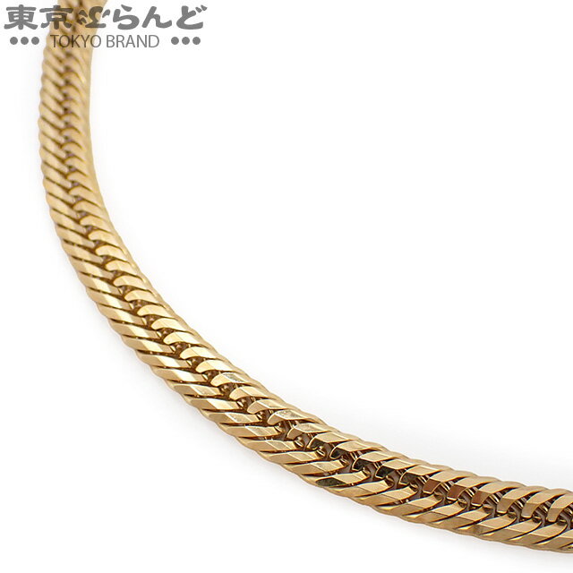 【中古】【返品可】喜平 キヘイ 12面 トリプル 60cm 100.9g 幅8.2mm 造幣局検定刻印 チェーン ネックレス K18YG イエローゴールド [送料無料] 101744026