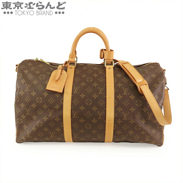 【中古】【5%クーポン♪9.14〜9.21】【超オススメアイテム！θ】【返品可】ルイヴィトン LOUIS VUITTON キーポル バンドリエール 50 M41416 ブラウン モノグラムキャンバス 2WAY ボストンバッグ ユニセックス[送料無料]【ポイント10倍●9.14〜9.21】pdw 101801153