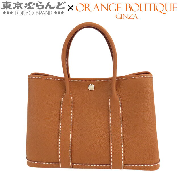 【中古】【返品可】エルメス HERMES ガーデンパーティ TPM レディース ネゴンダ トートバッグ K刻印 2025 茶 ゴールド シルバー金具 未使用品 [送料無料] 25XM 【ポイント5倍●11.28〜12.11 1:59】 008020961