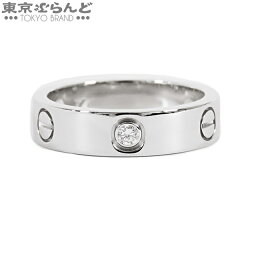 【2024年4月度月間優良ショップ】【返品可】<strong>カルティエ</strong> CARTIER <strong>ラブリング</strong> B4032500 B4032561 ホワイトゴールド K18WG 3P <strong>ダイヤ</strong>モンド 61 指輪 ユニセックス 現行品 仕上済 [送料無料] 【中古】 101704365