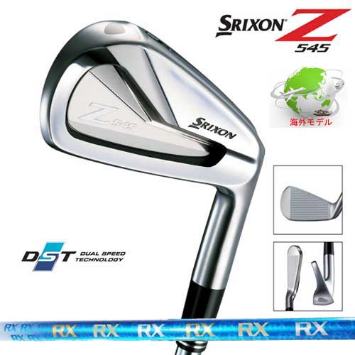 スリクソン Z545アイアンセット6本(#5-9、PW) RX45カーボンシャフト 海外モデル 【アイアンセット】【Z545】【スリクソン】
