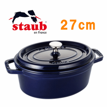 ストウブ（staub)ピコ ココット 楕円 27cmオーバルシチューパン　グランブルー...:tokyo-kitchen-ware:10002256