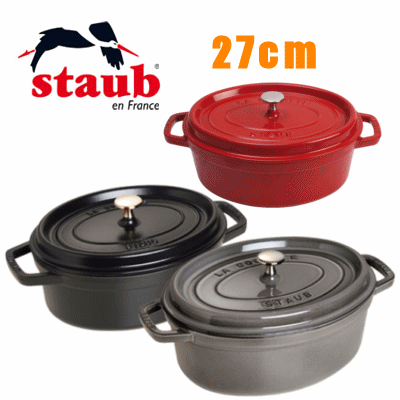 ストウブ（staub)ピコ ココット 楕円 27cmオーバルシチューパン...:tokyo-kitchen-ware:10000153