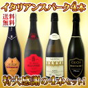 【送料無料】バラエティ豊かな個性を満喫★イタリアンスパーク4本セット!