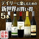 【送料無料】新世界満喫セット!とにかくコスパの高いワインを集めたスタッフ厳選5本セット!