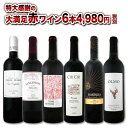 【送料無料】第117弾!採算度外視の謝恩企画!当店厳選!特大感謝の大満足赤ワインセット 6本!