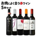 【送料無料】肉料理にぴったり!ボルドー人が今も愛するカルメネール&マルベック厳選5本セット!