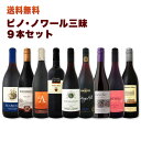 【送料無料】ピノ・ノワール三昧9本セット!世界中のピノ・ノワール赤ワインだけをセレクト!