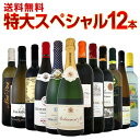 【送料無料】ブルゴーニュ赤&シャブリに、極旨シャンパン&モンペラ入り!37%OFF!1本当たり1,250円(税別)の特大スペシャル!12本15,000円(税別)!