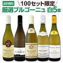 【送料無料】100セット限り★厳選ブルゴーニュ白ワイン5本セット!!