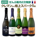 【送料無料】ぜんぶ瓶内2次発酵!ぜんぶフランス!クレマンなど格上スパークリング5本!