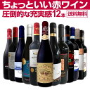 【送料無料】当店オススメばかりを厳選したちょっといい赤ワイン12本セット!