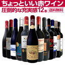 【送料無料】当店オススメばかりを厳選したちょっといい赤ワイン12本セット!