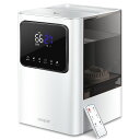 ショッピング加湿器 jyoara 【10%OFFクーポン有り★5日限定】加湿器 Pasapair 卓上 超音波式 大容量 6L 静音 空焚き防止 12時間切タイマー 睡眠モード 湿度表示 上から給水 アロマ 濾過 UVライト 除菌 3つモード 自動調節可能 乾燥防止 花粉対策 リモコン タッチ LED温度 オフィス