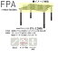 ニシキ FPA 福祉・医療施設用テーブル 昇降式 φ1200 H660・700・740 FPA-1200R