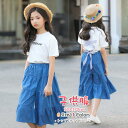 ふんわり広がる!子供服 ワンピース 女の子 フレアー 可愛い...