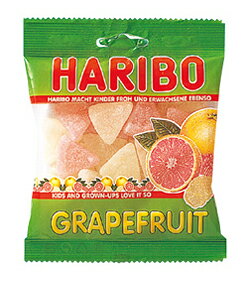 【輸入菓子】ハリボー（HARIBO)☆グレープフルーツ☆グミキャンディー【楽ギフ_包装】【無料_ラッピング】【5250円以上で送料無料】