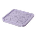 【お取寄せ品】リッチェル コロル 猫の砂取りマット パープル 猫用 【送料無料】