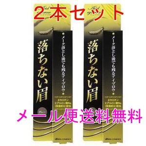 【メール便なら送料無料】【落ちない眉】お得な2本セット！イリヤアシッドアイブロウ　グレー・ブラウン【メール便発送可】