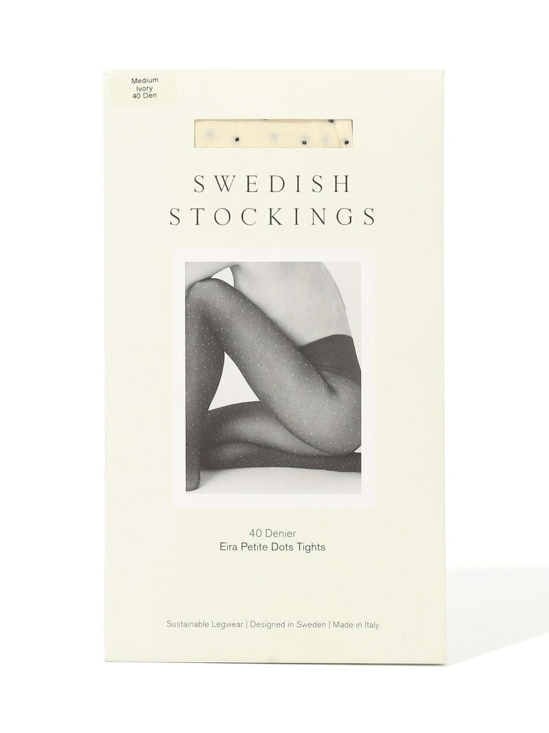 SWEDISH STOCKINGS EIRA Dot Tights TOMORROWLAND トゥモローランド 靴下・レッグウェア タイツ・ストッキング・パンスト ホワイト【送料無料】[Rakuten Fashion]