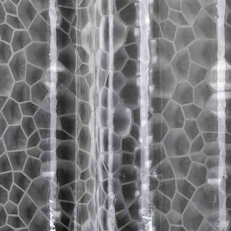 カーテン 3D 水立方 高密度 防カビ 浴室用 間仕切り PEVA製 バスカーテン(x10)