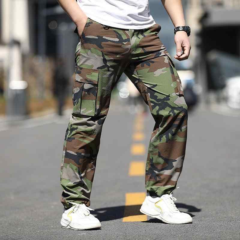パンツ メンズ 男性用 迷彩 速乾 ドライ 薄手 登山パンツ 戦術パンツ カーゴパンツ 多機能 ミリタリー アウトドア 春夏(x5)