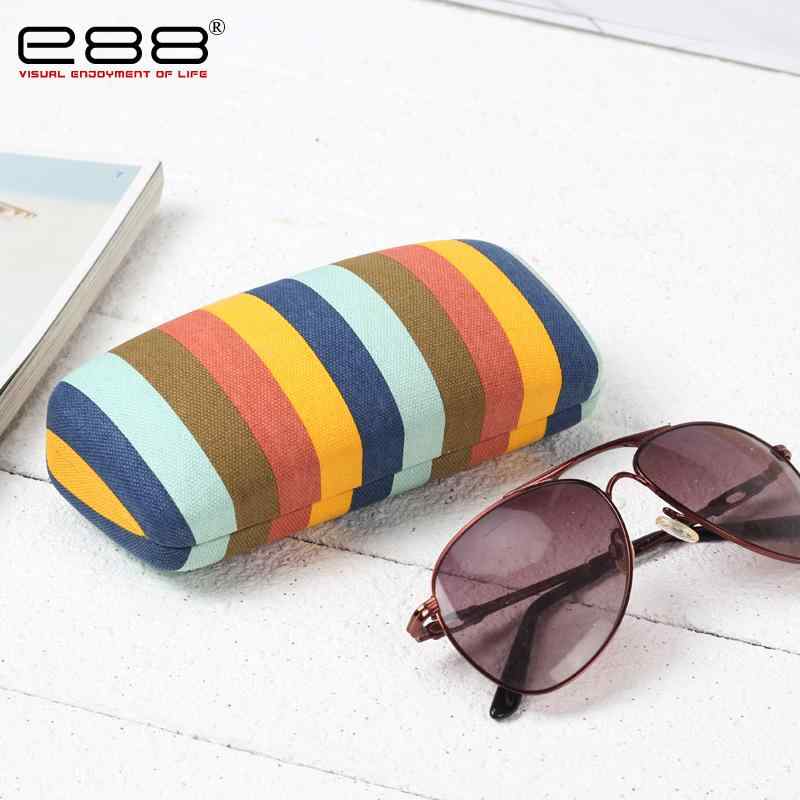 眼鏡ケース 男性用 女性用 レザー調 サングラスケース 墨鏡ケース 近視眼鏡ケース 鉄製 ハードケース クリエイティブ おしゃれ かわいい グレー(x3000)