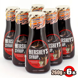 HERSHEY'S <strong>ハーシー</strong> <strong>チョコレートシロップ</strong> 260g×6本