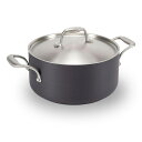 ●GREENPAN グリーンパンStockholm ストックホルムシリーズ硬質アルマイト IH マラソン キャセロール蓋付20cm CW000205-002【ポイント10倍付け】
