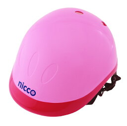 子供用自転車ヘルメット子供用ヘルメット（頭周49〜54cm）nicco(ニコ) <strong>キッズヘルメット</strong>カラー：ピンク参考年齢3歳〜5歳位（幼稚園）KH001PKクミカ工業 <strong>日本製</strong>　kumika