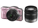 パナソニックLUMIX DMC-GF3W-P ダブルレンズキット [フェアリーピンク] ◆送料無料