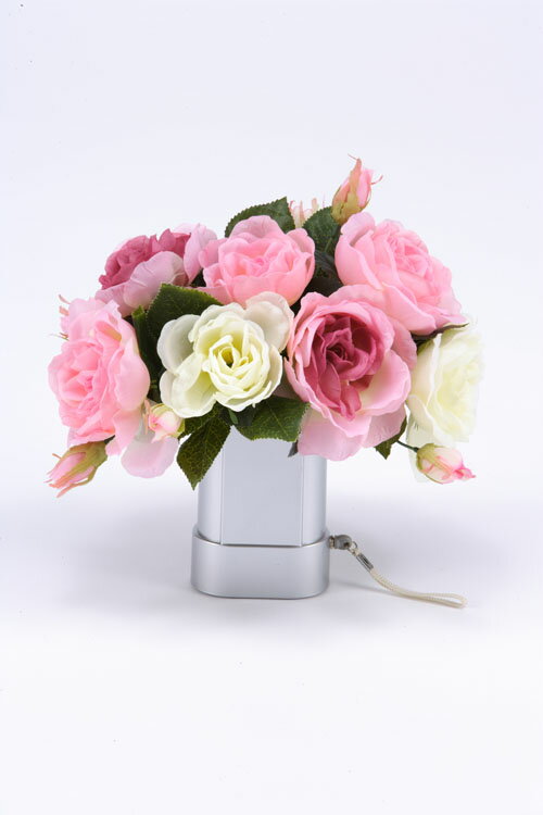 【送料無料】C5102-50(42ST-903)ライト付フラワー　(ブザー内臓) ピンク造花