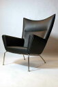 【送料無料】ウィングチェア/Wing Chair スタンダードレザー　ハンス・ウェグナー/Hans J Wegner