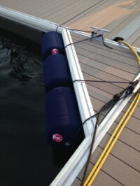 バーレル(発砲スチロール)ソフトカバー(シングル)付K-100フェンダー450×720mm