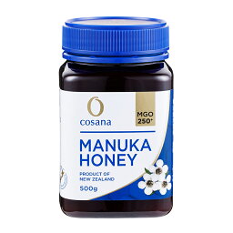 【ポイント20倍以上】cosana(コサナ) マヌカハニー MGO250+/UMF9+ 500g - はちみつ 蜂蜜 非加熱 無農薬 UMF8+以上