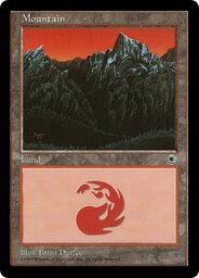 MTG 基本土地 英語版 山 POR-208 基本土地【ランクA】【中古】