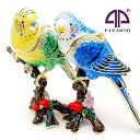 <インコ>ジュエリーボックスのトップメーカー ピィアース 宝石箱 置物 小物入れ アクセサリーケース