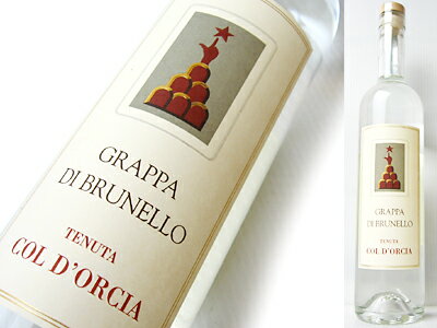 【6本〜送料無料】グラッパ ディ ブルネッロ(500ml) コルドルチャGrappa di Brunello COL D'ORCIA[イタリアワイン]
