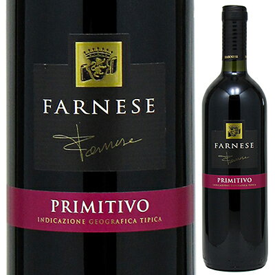 【6本〜送料無料】 プリミティーヴォ 2010 ファルネーゼ 2010 Farnese[イタリアワイン]