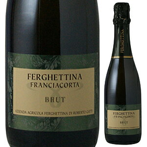 【6本〜送料無料】 フランチャコルタ ブリュット（ハーフ375ml） NV フェルゲッティーナFranciacorta Brut Half NV Azienda Agricola Ferghettina[イタリアワイン]