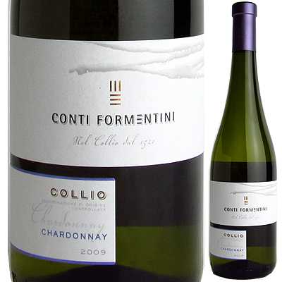 【6本〜送料無料】シャルドネ コッリオ 2010 コンティ フォルメンティーニChardonnay 2010 Conti Formentini[イタリアワイン]　