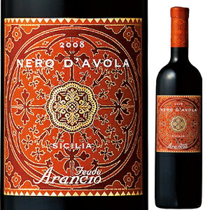 【6本〜送料無料】 ネロ ダーヴォラ 2010 フェウド アランチョNero d'Avola 2010 Feudo Arancio[イタリアワイン]