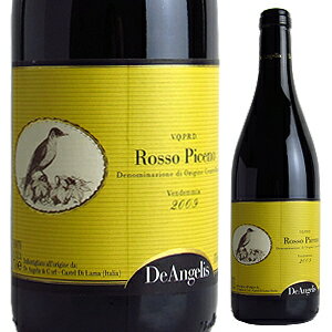 【6本〜送料無料】ロッソ ピチェーノ 2010 デ アンジェリスRosso Piceno 2010 De Angelis[イタリアワイン]