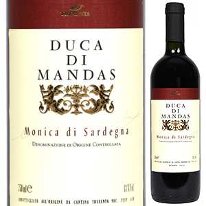 【6本〜送料無料】モニカ ディ サルデーニャ ドゥカ ディ マンダス 2008 カンティーナ トレクセンタMonica di SardegnaDuca di Mandas 2008 Cantina TREXENTA[イタリアワイン]
