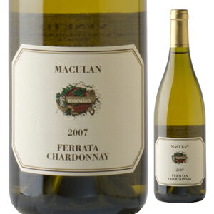 【6本〜送料無料】 フェッラータ シャルドネ 2008 マクランFerrata Chardonnay 2008 Maclan[イタリアワイン]