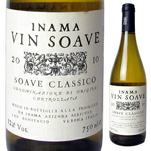 【6本〜送料無料】ヴィン ソアーヴェ ソアーヴェ クラシコ 2011 イナマVin Soave Soave Classico 2011 Inama[イタリアワイン]　