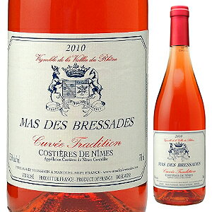 【6本〜送料無料】コスティエール　ド　ニーム　ロゼ　キュヴェ　トラディション 2010 マ　デ　ブレサドCostieres de Nimes Rose Cuvee Tradition 2010 Mas des Bressades[フランスワイン]