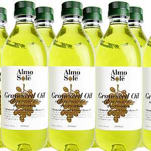  グレープシードオイル ペットボトル 1L アルモソーレサラダ油から切り替える方急増中！ コレステロール0％！トランス脂肪酸0％！