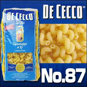 ディチェコ（DE CECCO） No.87　カヴァタッピ 【イタリア直輸入】