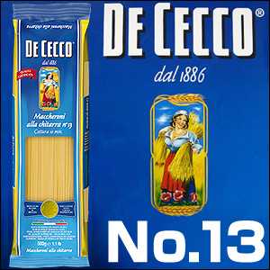 ディチェコ （DE CECCO） No.13 マッケローニ キタッラ　 500g 【イタリア直輸入】